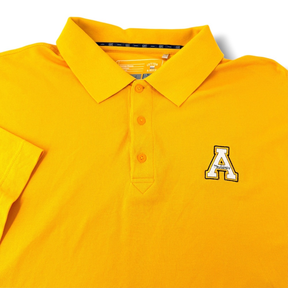 Cutter & Buck Appalachian State Mountaineers Polo Shirt Yellow XXL MCK01263
